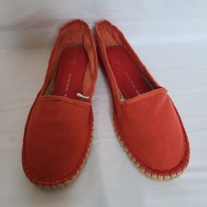 Women's Orange Espadrilles NWOT